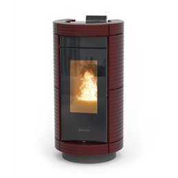 Termostufa a pellet Thermorossi DORICA Maiolica Idra 21 5 stelle