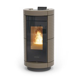 Thermorossi pellet thermo stove DORICA Maiolica Idra 21 5 stars