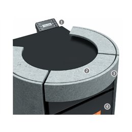 Thermorossi DORICA Stone Idra 14 pellet thermo stove 5 stars