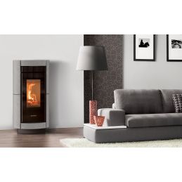 Termostufa a pellet Thermorossi DORICA Stone Idra 14 5 stelle