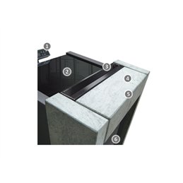Termostufa a pellet Thermorossi ESSENZA Stone Idra 14 5 stelle