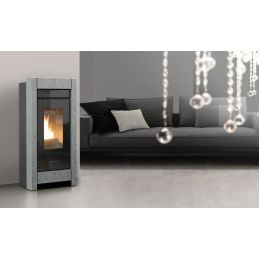Termostufa a pellet Thermorossi ESSENZA Stone Idra 18 5 stelle