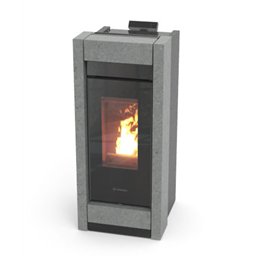 Termostufa a pellet Thermorossi ESSENZA Stone Idra 21 5 stelle