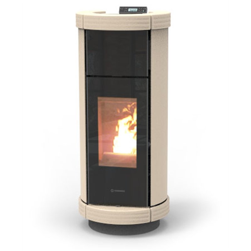 Termostufa a pellet Thermorossi DORICA Metalcolor Supreme Idra