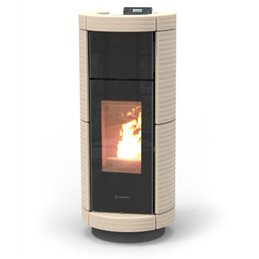 Termostufa a pellet Thermorossi DORICA Maiolica Supreme Idra 22