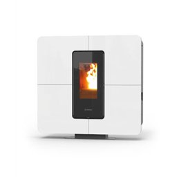 Termostufa a pellet Thermorossi SLIMQUADRO IDRA MAXI
