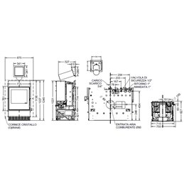 Inserto termocamino Thermorossi INSERT IDRA MAXI 25