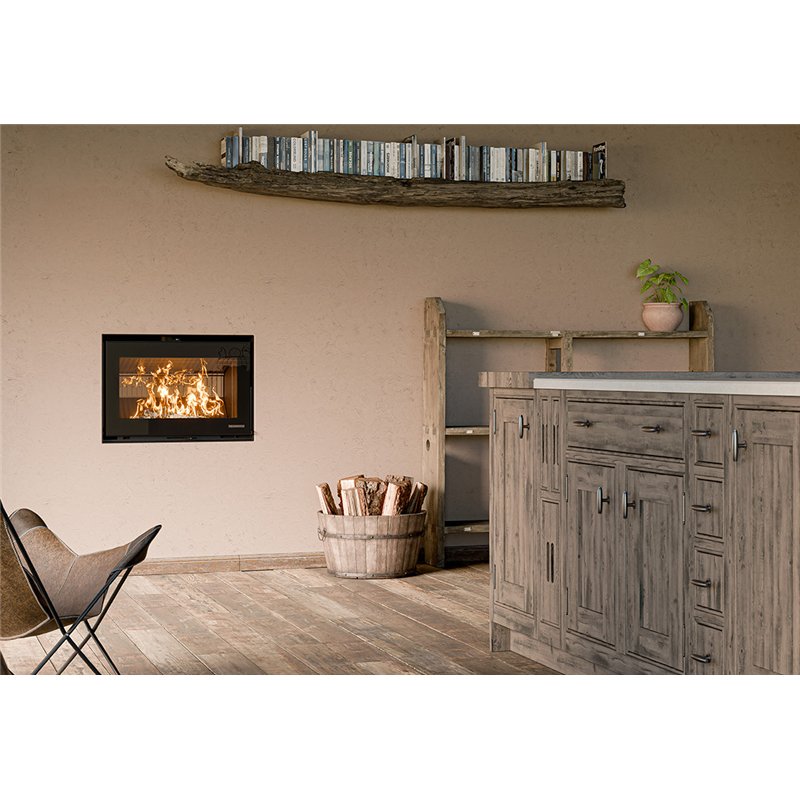 Inserto a legna SKYLINE 490 Thermorossi 10,5 kW 5 stelle