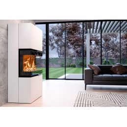Camino a legna trifacciale TRILOGIE Thermorossi 10,5 kW 5 stelle