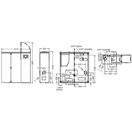 Thermorossi COMPACT SLIM S25 EVO pellet boiler 20.57 Kw