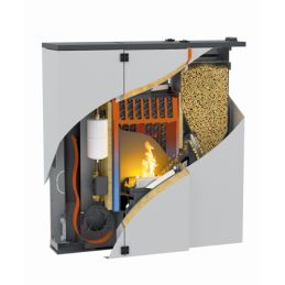 Caldaia a pellet Thermorossi COMPACT SLIM S25 EVO 20,57 Kw