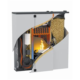 Thermorossi COMPACT SLIM S25 EVO pellet boiler 20.57 Kw