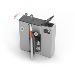 Thermorossi COMPACT SLIM S25 EVO pellet boiler 20.57 Kw