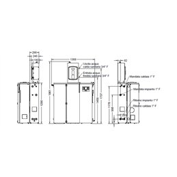 Thermorossi COMPACT SLIM INTEGRA S25 EVO pellet boiler 20.57 Kw