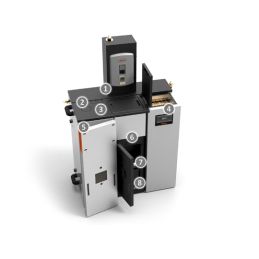Caldaia a pellet Thermorossi COMPACT SLIM INTEGRA S25 EVO 20,57