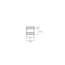 0.25 meter pipe RM2T2 ISO25 HAMMERED COPPER Double wall flue pipe