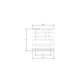 RM2TLN ISO25 HAMMERED COPPER ring terminal cap Double wall flue pipe