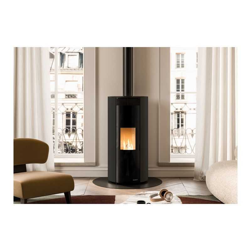 Palazzetti Ecofire Emily US 9 Kw 5 star pellet stove with upper exhaust
