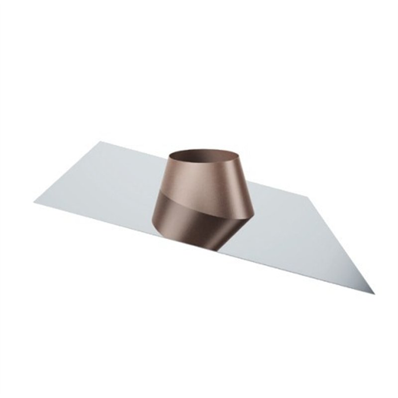 Inclined skirting stainless steel base painted collar for