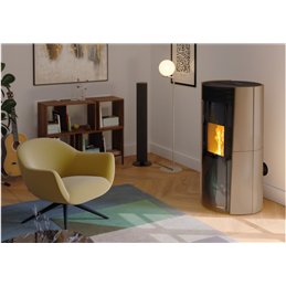 Stufa a pellet Palazzetti Ecofire Lilibet TC 9 Kw 5 stelle