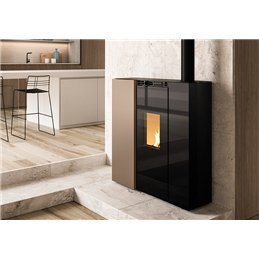 Stufa idro pellet Palazzetti Ecofire Tiffany TC US Idro V13