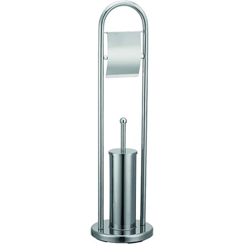 VIGOR 42271-35 Stainless Steel Toilet Roll Holder and Brush Stand