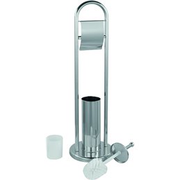 VIGOR 42271-35 Stainless Steel Toilet Roll Holder and Brush Stand