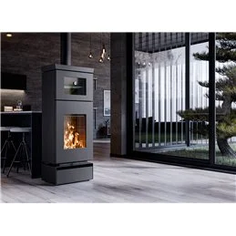 Stufa a legna con forno Thermorossi Zen O 7,7 Kw