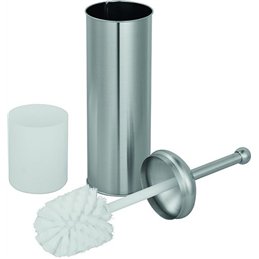 Portascopino WC INOX VIGOR 42271-30 tondo da appoggio