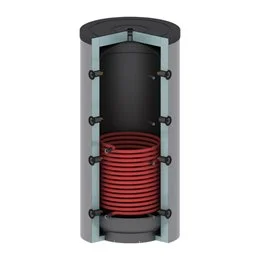 Inertial thermal storage tank with coils 400 LT KS