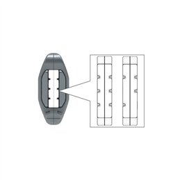 Defender® protettore MAGNETICO per 3DKEY MOTTURA DF43D