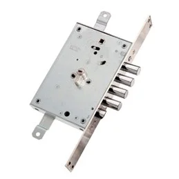 Serratura porta blindata Mottura 87.977Q triplice 1/2 g.