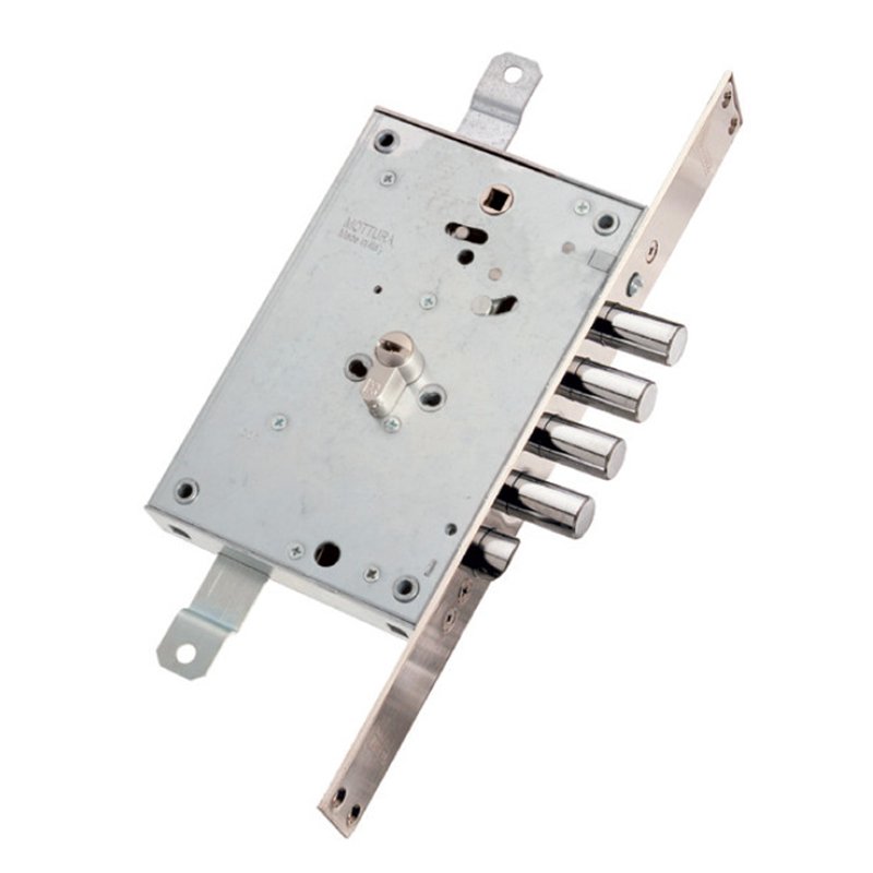 Serratura porta blindata Mottura 87.977Q triplice 1/2 g.