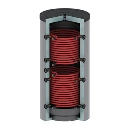 Inertial thermal storage tank with coils 2000 LT KS