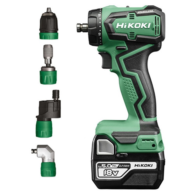 TRAPANO AVVITATORE CORDLESS TESTE INTERCAMBIABILI HIKOKI