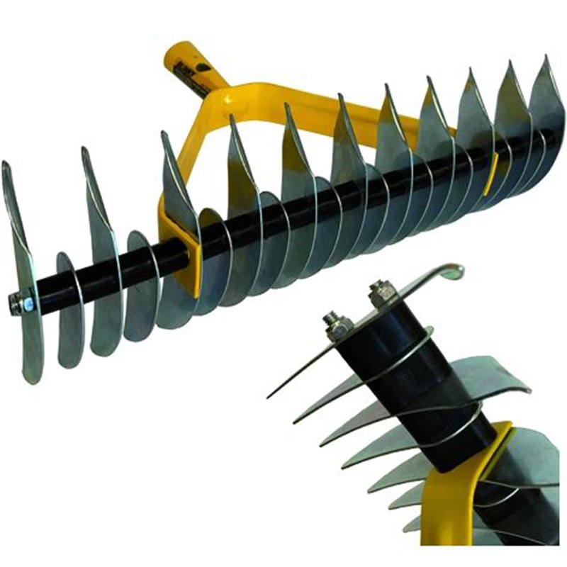 Rastrello assolcatore doppia fila 32 denti VIGOR 63745-10