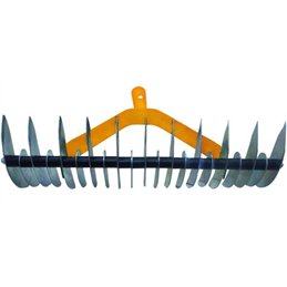 Rastrello assolcatore doppia fila 32 denti VIGOR 63745-10