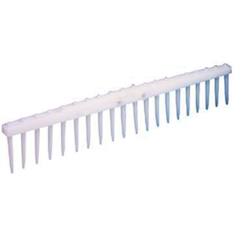 Hay rake in white copolymer 20/22 teeth VIGOR 63920-10 2 holes