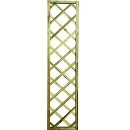 Rectangular wooden grid panel 180 x 40 cm. hole 9x9