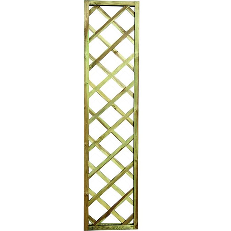 Rectangular wooden grid panel 180 x 40 cm. hole 9x9