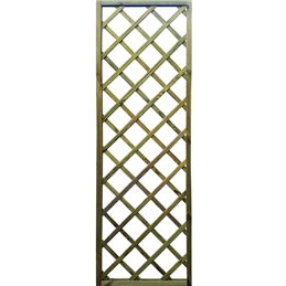 Pannello grigliato in legno rettangolare 180x 60 cm. foro 9x9