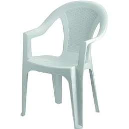 PP chair with armrests ISCHIA 54x46x81cm white