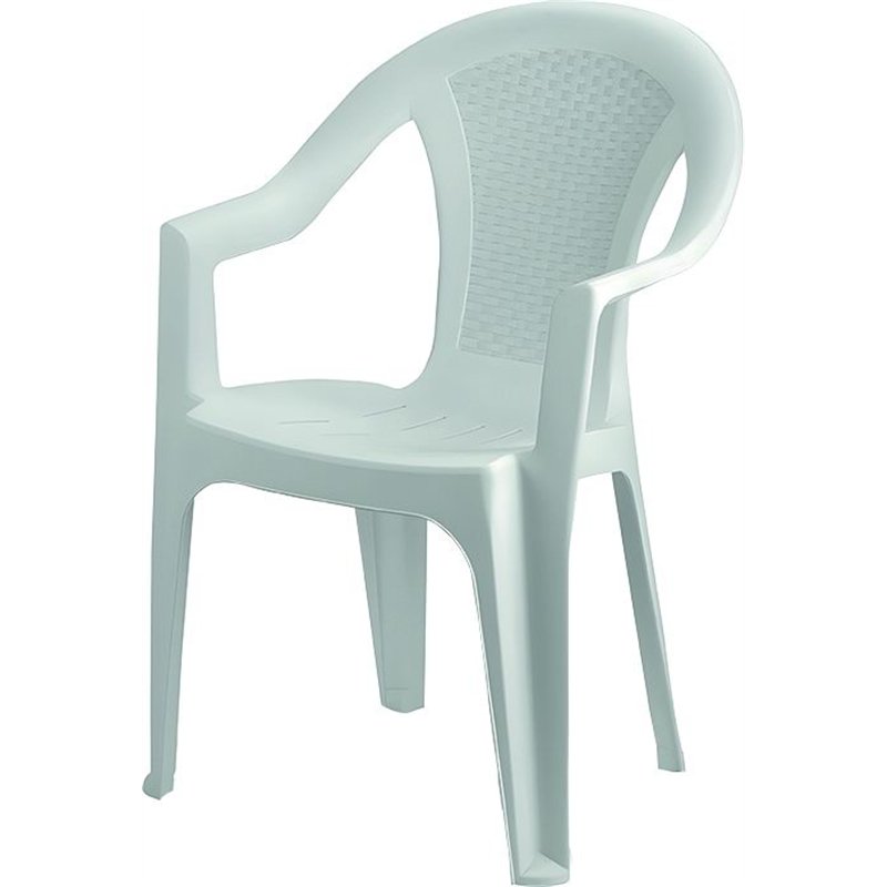 PP chair with armrests ISCHIA 54x46x81cm white