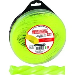 Filo in nylon per decespugliatore sez. spirale d.4.0mm 30 mtl.