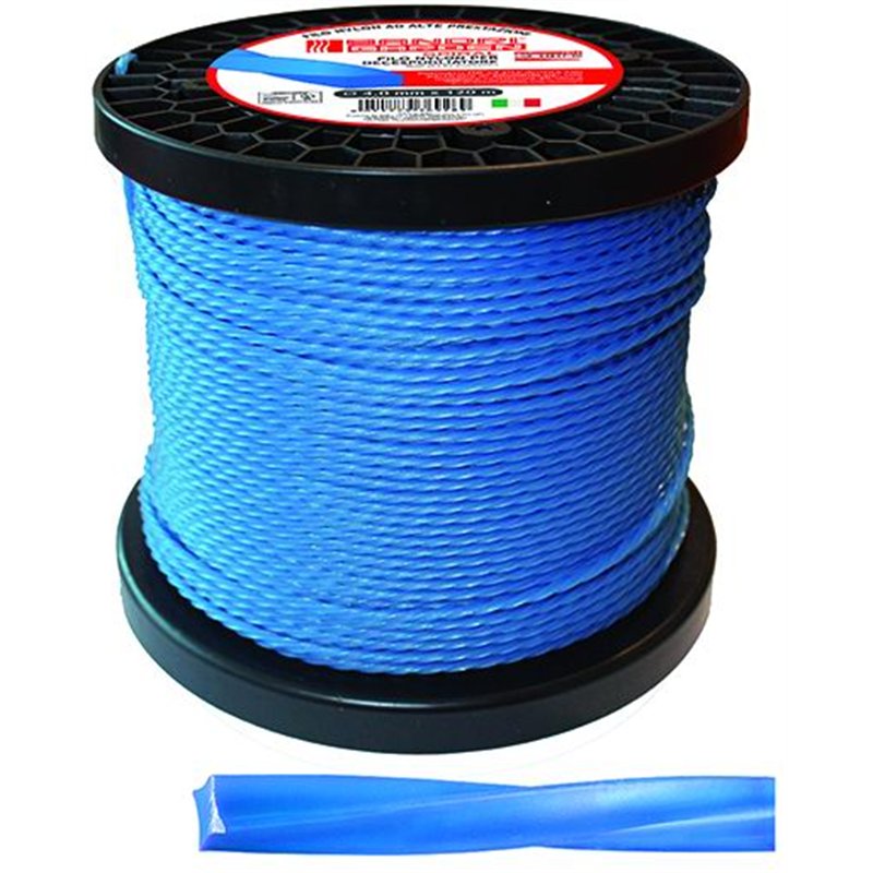 Nylon line for brushcutter Aluminum-S d.4.0mm 120 mtl.