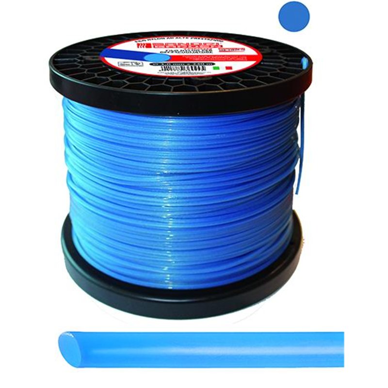 Nylon wire for round brush cutter Aluminium-S d.3.0mm 240 mtl.