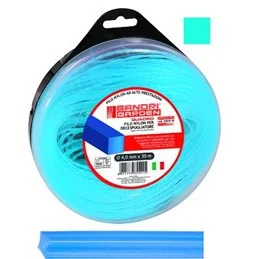 Nylon line for brushcutter Aluminum-Q d.3.3mm 40 mtl.