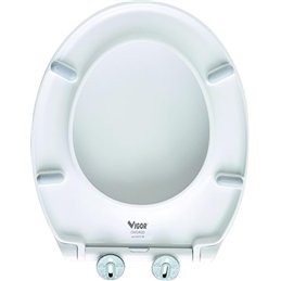 Universal toilet seat with soft close VIGOR CHICAGO Duroplast
