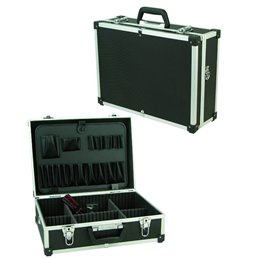 Vigor BLACK Electrician's Case in Empty Aluminum 40545-05
