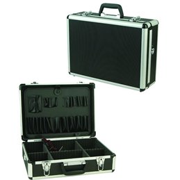 Valigetta elettricista Vigor BLACK in alluminio vuota 40545-10